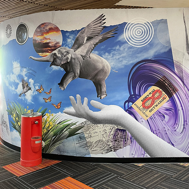 USC Mural Signage